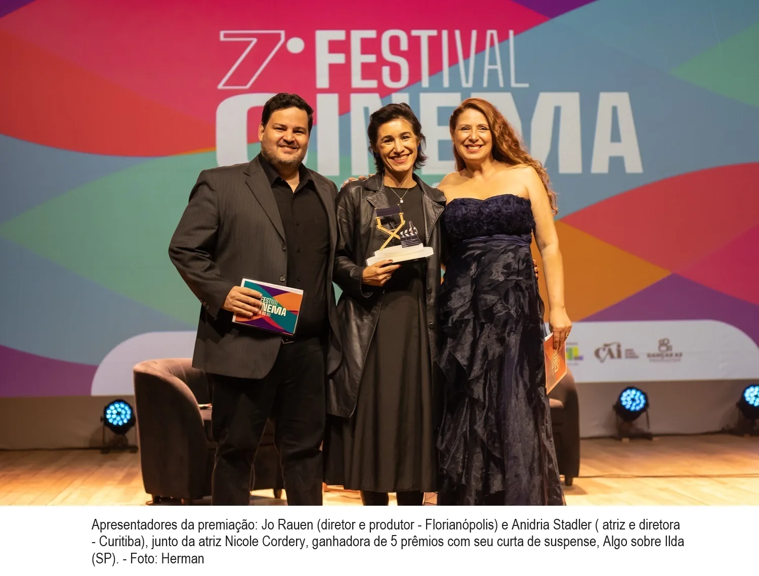 Apresentadores Premiação 7 Fest
